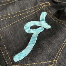 Pantaloni jeans grezzi denim