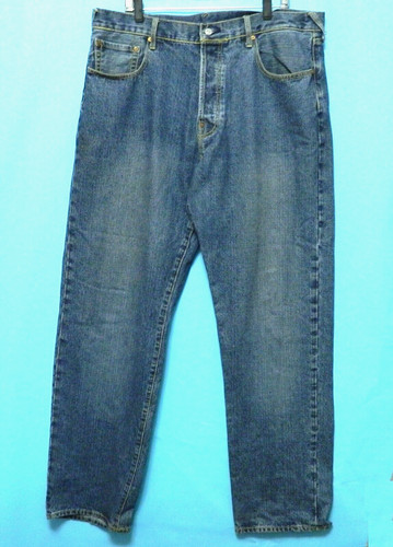 Evisu jeans uomo blu baggy - jeans,