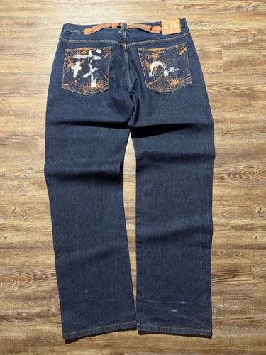 Jeans y2k evisu indigo - indigo, genes