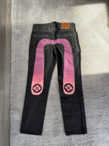 Evisu jeans baggy - evisu, rosa