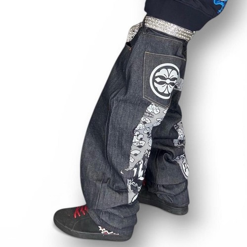 Jeans evisu y2k gamba - jeans, larga