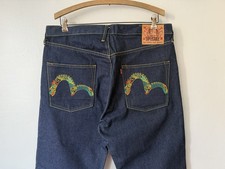 Jeans drago Evisu grezzo denim