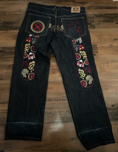 Jeans vintage evisu baggy - jeans,