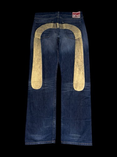 Jeans evisu baggy navy - evisu,