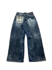 Jeans vintage larghi stampati