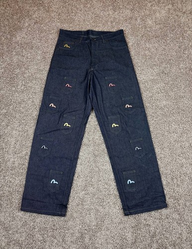 Jeans uomo evisu indigo - indigo, genes
