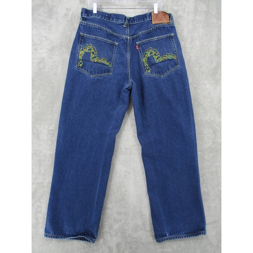 Jeans evisu uomo indaco - jeans,