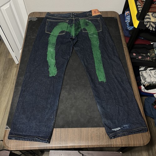 Evisu raw buckle - raw, denim