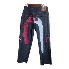 EVISU Jeans Uomo 38 Blu Parigi