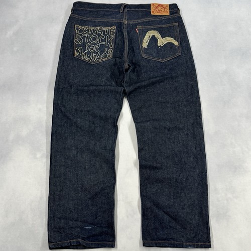 Jeans larghi evisu w36 l32 - jeans,
