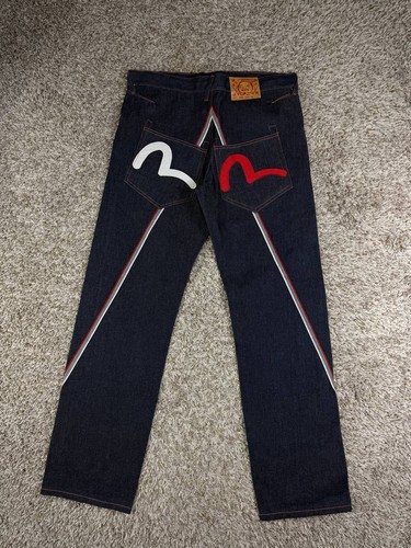 Jeans larghi evisu y2k - jeans,