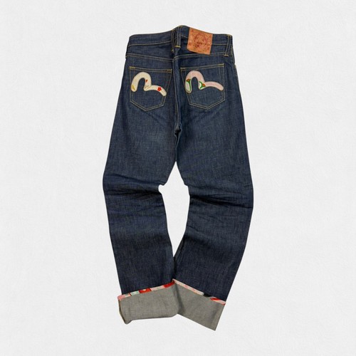 Jeans vintage y2k evisu larghi - jeans,